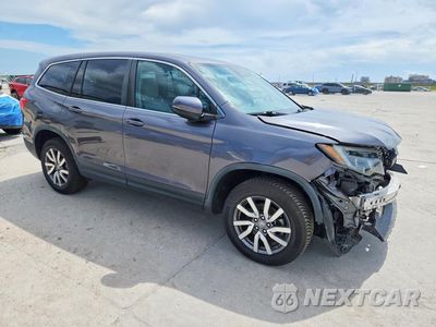 Czwarte zdjęcie samochodu z boku: 2020 HONDA PILOT EXL VIN:5FNYF6H56LB067079 - miniatura