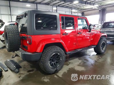 Trzecie zdjęcie samochodu z tyłu: 2015 JEEP WRANGLER UNLIMITED SAHARA VIN:1C4BJWEG3FL515578 - miniatura