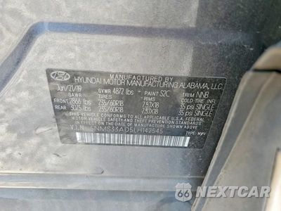 Zdjęcie 13 z 13 samochodu: 2020 HYUNDAI SANTA FE SEL VIN:5NMS33AD5LH142545 - miniatura