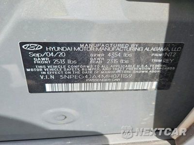 Zdjęcie 13 z 13 samochodu: 2021 HYUNDAI SONATA SE VIN:5NPEG4JA4MH071159 - miniatura