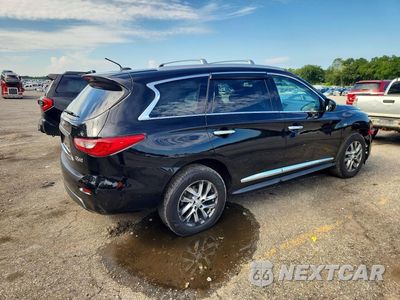 Trzecie zdjęcie samochodu z tyłu: 2014 INFINITI QX60 BASE VIN:5N1AL0MM0EC539714 - miniatura