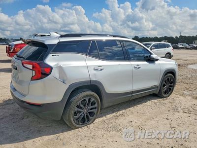 Trzecie zdjęcie samochodu z tyłu: 2022 GMC TERRAIN SLT VIN:3GKALPEV1NL255733 - miniatura