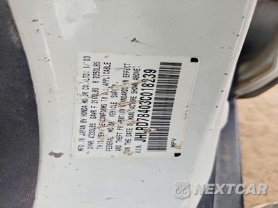 Zdjęcie 13 z 13 samochodu: 2003 HONDA CR-V LX VIN:JHLRD78403C018239 - miniatura