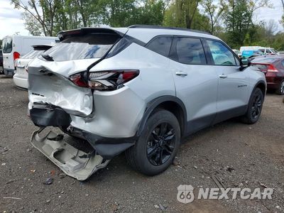 Trzecie zdjęcie samochodu z tyłu: 2022 CHEVROLET BLAZER 2LT VIN:3GNKBHR45NS116924 - miniatura