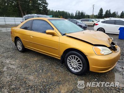 Czwarte zdjęcie samochodu z boku: 2001 HONDA CIVIC SI VIN:1HGEM21991L016279 - miniatura