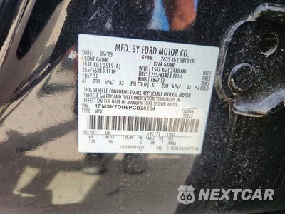 Zdjęcie 13 z 13 samochodu: 2023 FORD EXPLORER XLT VIN:1FMSK7DH6PGB20264 - miniatura