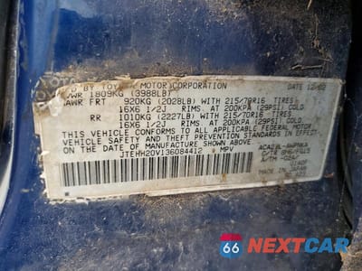 Zdjęcie 13 z 13 samochodu: 2003 TOYOTA RAV4 BASE VIN:JTEHH20V136084412 - miniatura