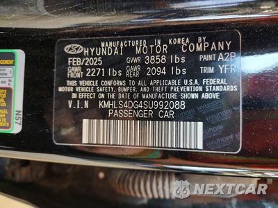 Zdjęcie 13 z 13 samochodu: 2025 HYUNDAI ELANTRA SEL VIN:KMHLS4DG4SU992088 - miniatura