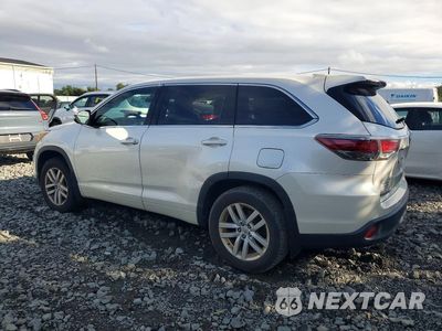 Drugie zdjęcie samochodu z przodu: 2015 TOYOTA HIGHLANDER LE VIN:5TDBKRFH8FS109445 - miniatura