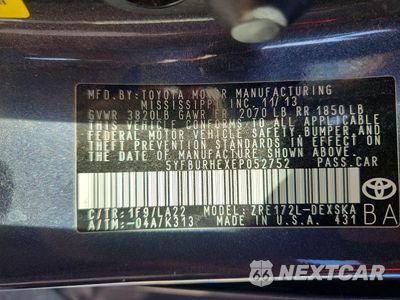 Zdjęcie 12 z 12 samochodu: 2014 TOYOTA COROLLA S PREMIUM VIN:5YFBURHEXEP052752 - miniatura