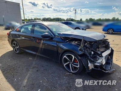Czwarte zdjęcie samochodu z boku: 2021 HONDA ACCORD SPORT VIN:1HGCV1F32MA032956 - miniatura