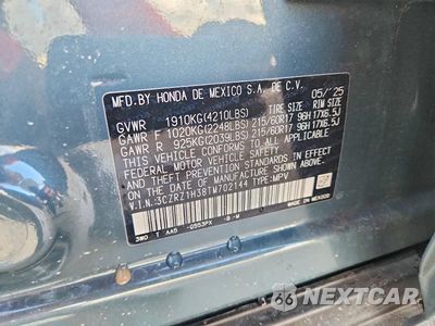Zdjęcie 13 z 13 samochodu: 2026 HONDA HR-V LX VIN:3CZRZ1H38TM702144 - miniatura