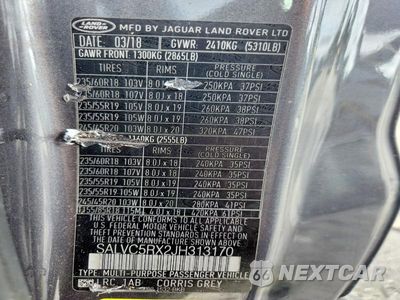 Zdjęcie 12 z 12 samochodu: 2018 LAND ROVER RANGE ROVER EVOQUE SE DYNAMIC VIN:SALVC5RX2JH313170 - miniatura