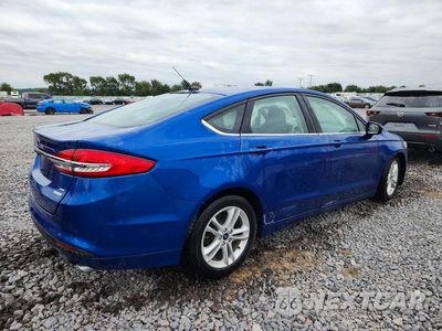 Trzecie zdjęcie samochodu z tyłu: 2018 FORD FUSION SE VIN:3FA6P0HD6JR255885 - miniatura