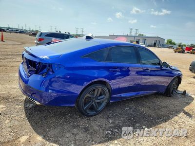 Trzecie zdjęcie samochodu z tyłu: 2021 HONDA ACCORD SPORT VIN:1HGCV2F32MA011952 - miniatura