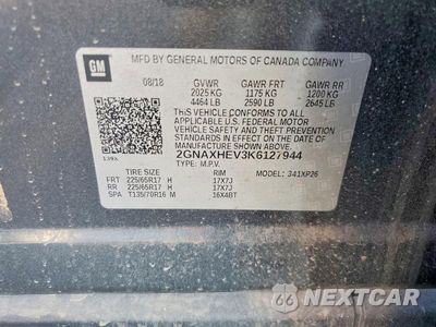 Zdjęcie 12 z 12 samochodu: 2019 CHEVROLET EQUINOX LS VIN:2GNAXHEV3K6127944 - miniatura