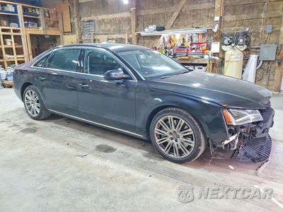 Czwarte zdjęcie samochodu z boku: 2012 AUDI A8 L QUATTRO VIN:WAURVAFD9CN034273 - miniatura