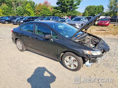 Czwarte zdjęcie samochodu z boku: 2014 HONDA CIVIC LX VIN:2HGFB2F54EH510715 - miniatura