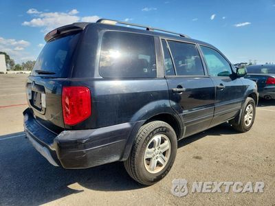 Trzecie zdjęcie samochodu z tyłu: 2005 HONDA PILOT EXL VIN:2HKYF185X5H518456 - miniatura