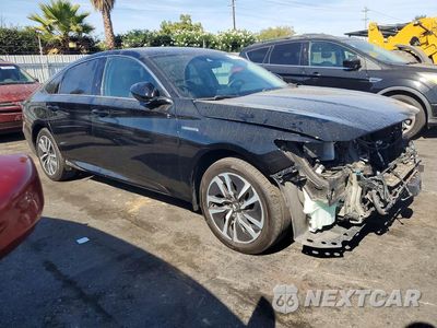 Czwarte zdjęcie samochodu z boku: 2020 HONDA ACCORD HYBRID VIN:1HGCV3F15LA013827 - miniatura