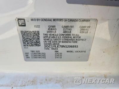 Zdjęcie 13 z 13 samochodu: 2022 CHEVROLET SILVERADO K2500 HEAVY DUTY VIN:2GC1YLE78N1206893 - miniatura