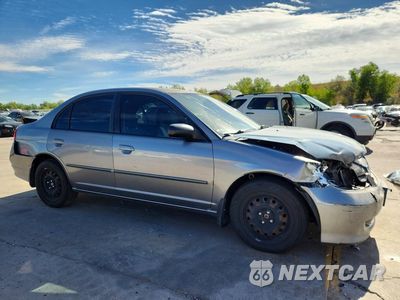 Czwarte zdjęcie samochodu z boku: 2005 HONDA CIVIC LX VIN:2HGES16535H633802 - miniatura