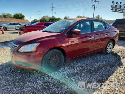 2013 NISSAN SENTRA S 3N1AB7AP9DL640058 - główne zdjęcie licytacji z USA - miniatura