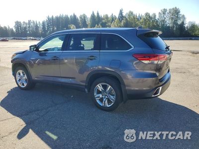 Drugie zdjęcie samochodu z przodu: 2019 TOYOTA HIGHLANDER HYBRID LIMITED VIN:5TDDGRFH9KS073673 - miniatura