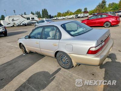 Drugie zdjęcie samochodu z przodu: 1997 TOYOTA COROLLA DX VIN:1NXBB02E1VZ509117 - miniatura