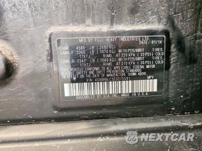 Zdjęcie 13 z 13 samochodu: 2014 SUBARU OUTBACK 2.5I LIMITED VIN:4S4BRBLC5E3275591 - miniatura