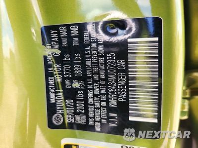 Zdjęcie 13 z 13 samochodu: 2021 HYUNDAI VENUE SEL VIN:KMHRC8A34MU072335 - miniatura