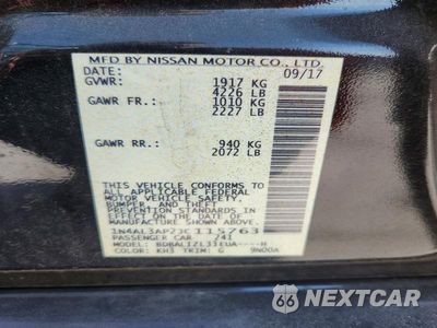 Zdjęcie 13 z 13 samochodu: 2018 NISSAN ALTIMA 2.5 SV VIN:1N4AL3AP2JC115763 - miniatura