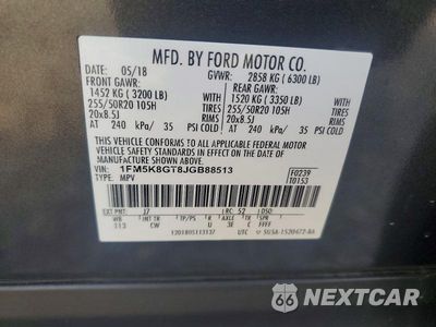 Zdjęcie 13 z 13 samochodu: 2018 FORD EXPLORER SPORT VIN:1FM5K8GT8JGB88513 - miniatura