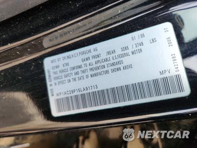 Zdjęcie 12 z 12 samochodu: 2005 PORSCHE CAYENNE TURBO VIN:WP1AC29P15LA91713 - miniatura