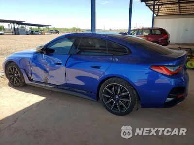Drugie zdjęcie samochodu z przodu: 2022 BMW M440XI GRAN COUPE VIN:WBA13AW01NFM10641 - miniatura