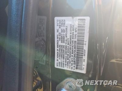Zdjęcie 12 z 12 samochodu: 2013 HONDA CROSSTOUR EXL VIN:5J6TF3H57DL002338 - miniatura