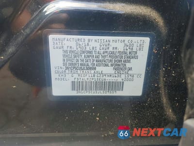 Zdjęcie 12 z 12 samochodu: 2018 NISSAN KICKS S VIN:3N1CP5CU5JL509559 - miniatura