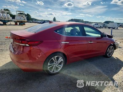 Trzecie zdjęcie samochodu z tyłu: 2017 HYUNDAI ELANTRA LIMITED VIN:5NPD84LF1HH049420 - miniatura