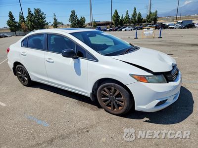 Czwarte zdjęcie samochodu z boku: 2012 HONDA CIVIC EX VIN:2HGFB2F8XCH548697 - miniatura