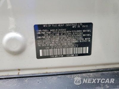 Zdjęcie 13 z 13 samochodu: 2011 SUBARU FORESTER 2.5X VIN:JF2SHABC0BH758523 - miniatura