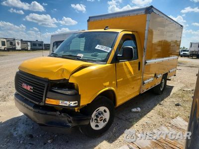 2022 GMC SAVANA BOX TRUCK 1GD07RFP3N1158771 - główne zdjęcie licytacji z USA - miniatura