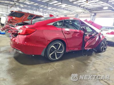Trzecie zdjęcie samochodu z tyłu: 2019 HONDA ACCORD SPORT VIN:1HGCV2F33KA027803 - miniatura
