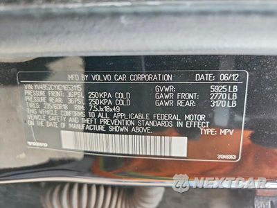 Zdjęcie 13 z 13 samochodu: 2013 VOLVO XC90 3.2 VIN:YV4952CYXD1653115 - miniatura
