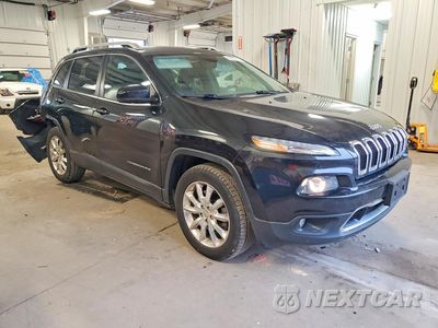 Czwarte zdjęcie samochodu z boku: 2016 JEEP CHEROKEE LIMITED VIN:1C4PJMDSXGW121768 - miniatura