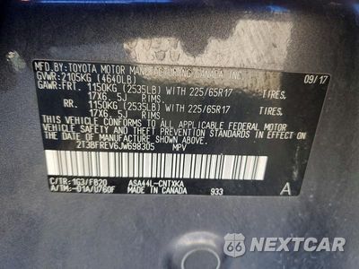 Zdjęcie 14 z 14 samochodu: 2018 TOYOTA RAV4 LE VIN:2T3BFREV6JW698305 - miniatura