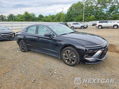 Czwarte zdjęcie samochodu z boku: 2024 HYUNDAI SONATA SEL VIN:KMHL64JA0RA408107 - miniatura