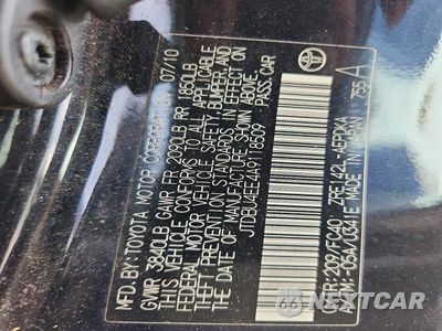 Zdjęcie 12 z 12 samochodu: 2010 TOYOTA COROLLA LE VIN:JTDBU4EE4A9118509 - miniatura