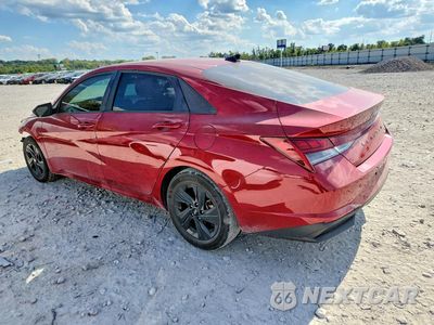 Drugie zdjęcie samochodu z przodu: 2022 HYUNDAI ELANTRA BLUE VIN:KMHLM4AJ1NU028143 - miniatura