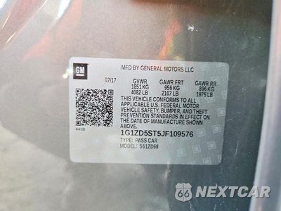 Zdjęcie 12 z 12 samochodu: 2018 CHEVROLET MALIBU LT VIN:1G1ZD5ST5JF109576 - miniatura