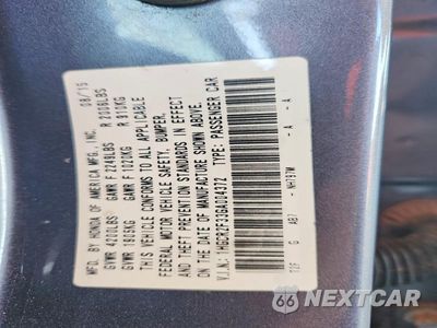 Zdjęcie 12 z 12 samochodu: 2016 HONDA ACCORD LX VIN:1HGCR2F33GA004372 - miniatura